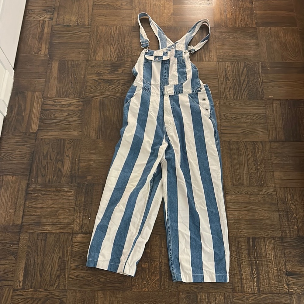 Vintage Levis striped unisex overall/jumpsuit